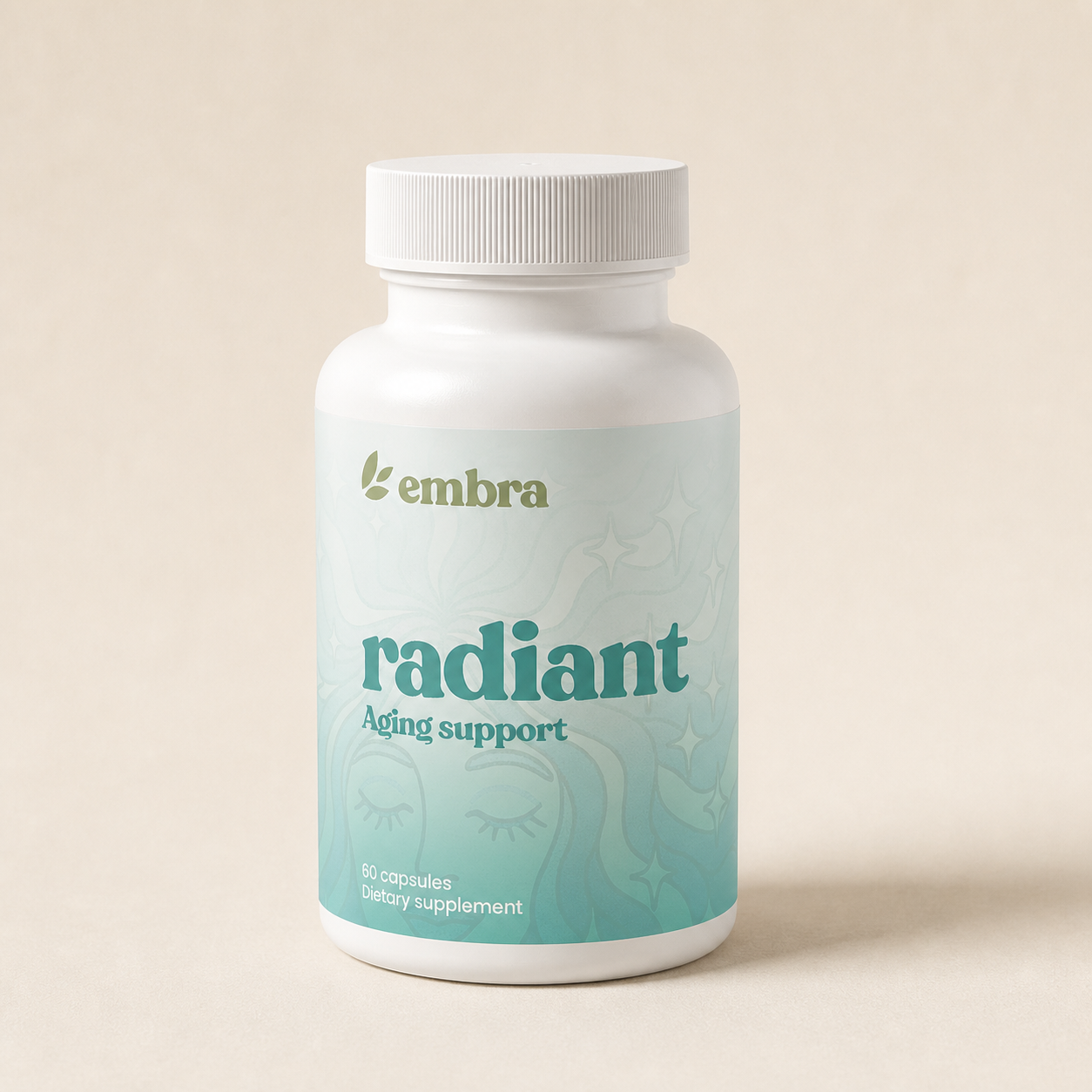 radiant bottle in warm window light