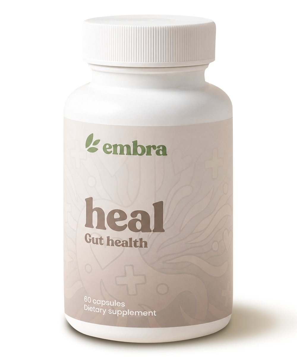 heal supplement bottle